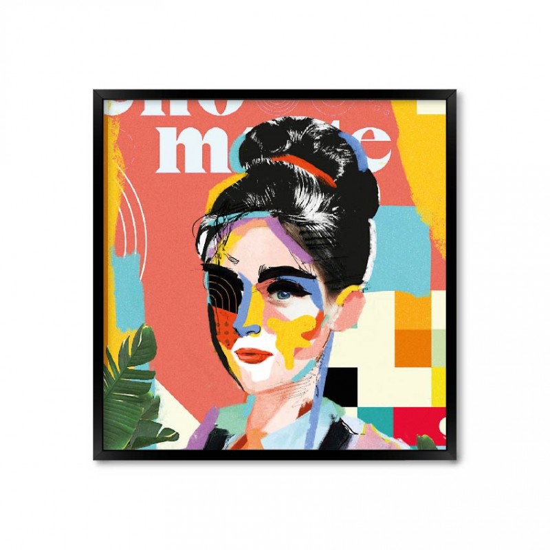 Color art girl.