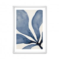 Blue aquarelle.