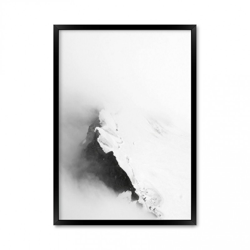 Snowy mountain.