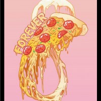 Арт Постер Love pizza