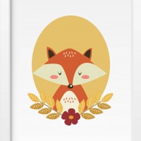 Детский постер Fox