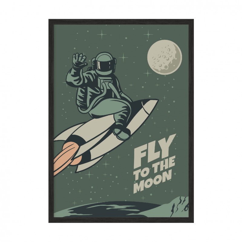 Fly to the moon.