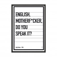 English motherf*ker.