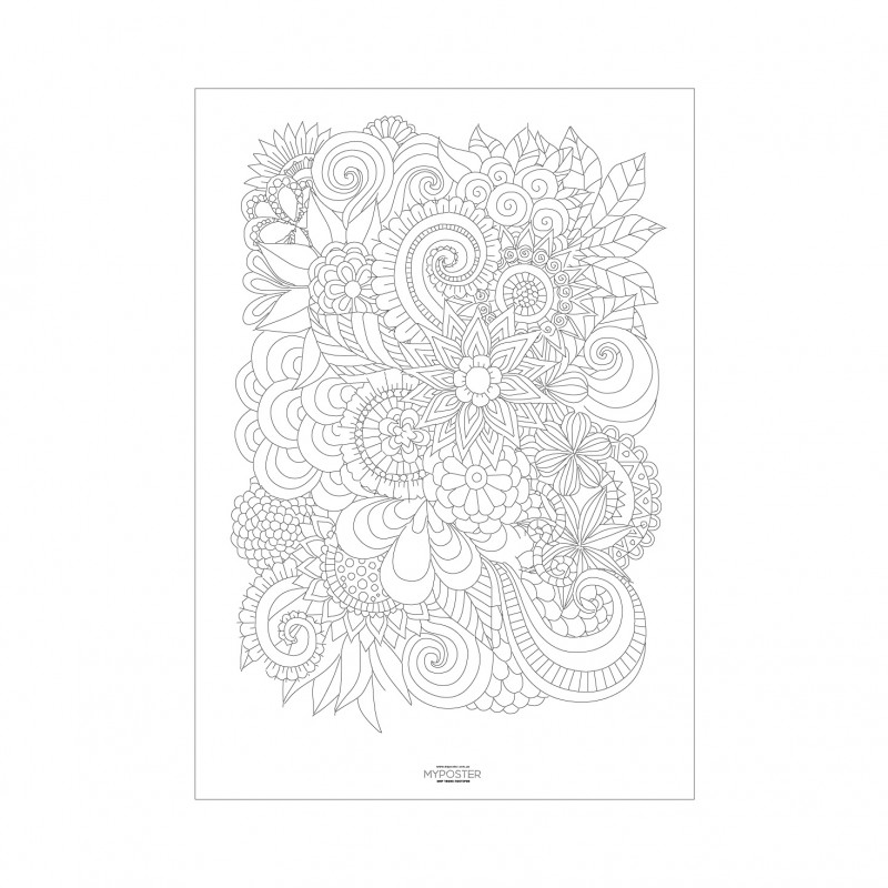Розмальовка — Flowers Art