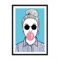 Bubble girl.