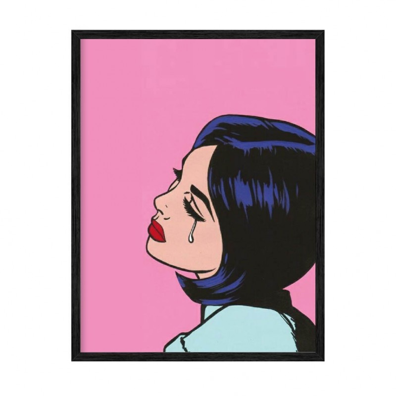 Pop art Gilr Cry