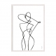 Abstract art Girl.