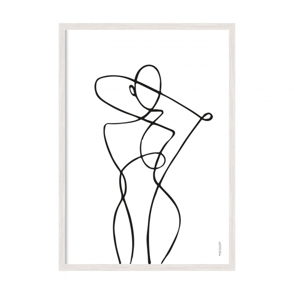 Abstract art Girl.