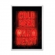 Cold beer.