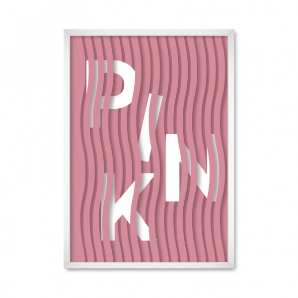 Pink.