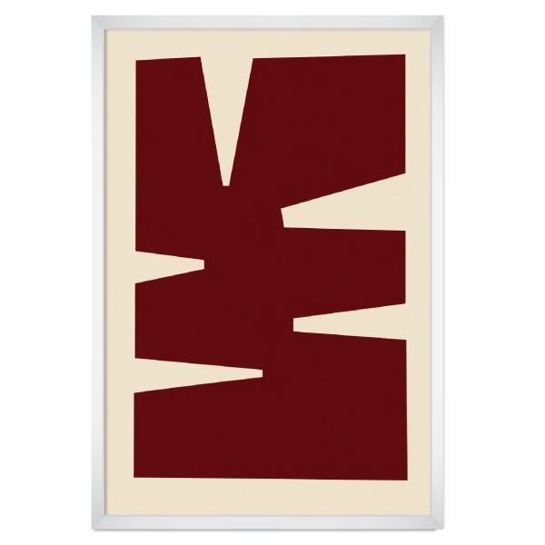 Burgundy.