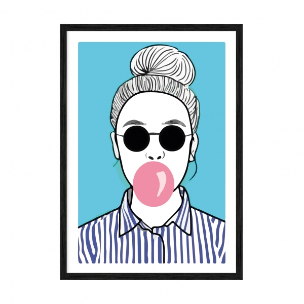 Bubble girl.