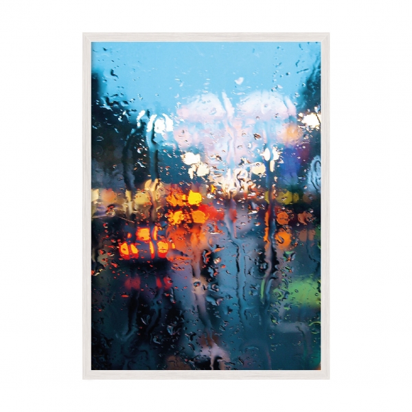 City in Rain.